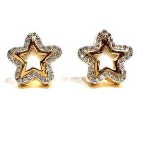 Sparkle and Shine with Stunning 14kt Natural Diamond Studs