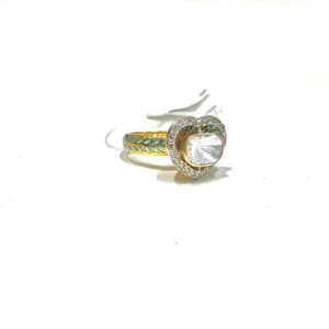 Stunning 14kt Polki Ring for Exquisite Style | Shop Now!