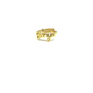 Stunning 18kt Gold Ring: Elevate Your Style with this Luxurious Jewelry Piece