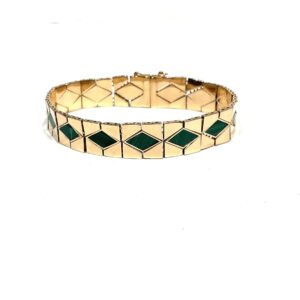 Sparkle in Style with our Luxurious 18kt Hallmark Gold Bracelet – Limited Time Offer!