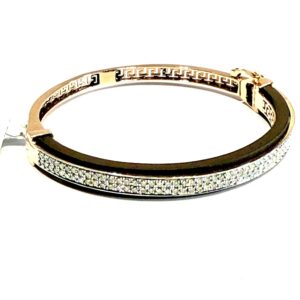 18K Gold Men’s Diamond Bracelet – Luxury Men’s Jewelry, Elegant Diamond Bracelet for Men